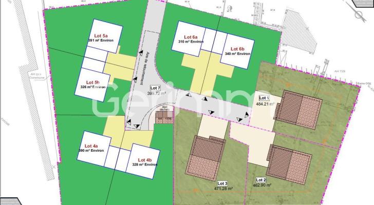 Vente - Terrain à bâtir - 358,50 m² - 86 500 € - CHARNECLES -