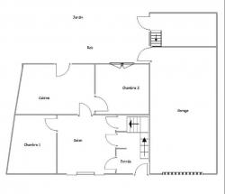 MAISON DE VILLE TYPE T5  DE 140 M2 AVEC GARAGE ET JARDIN