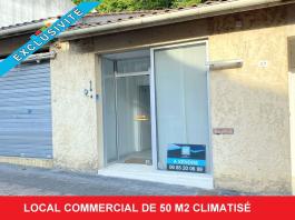 LOCAL COMMERCIAL DE 50 M2 AVEC VITRINE