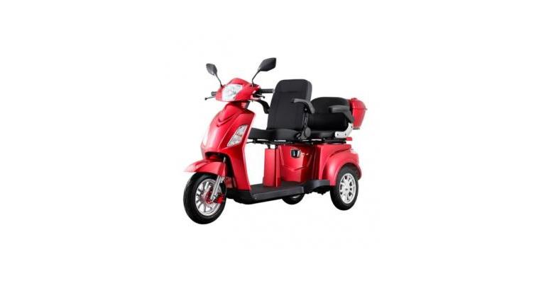 COCO - Scooter électrique 3 roues 2 places 1000 Watts pour PMR et séniors