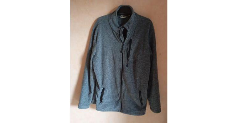 Gilets polaires fins TopCraft  gris foncé