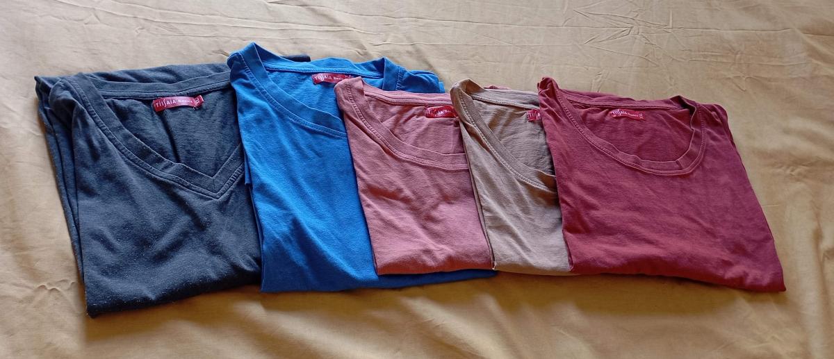 Lot 5 tee-shirts assortis manches courtes 