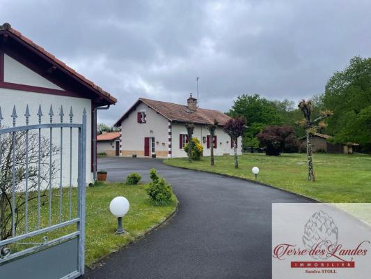 Propriété Landaise Maison de résinier et gîte indépendant calme absolu