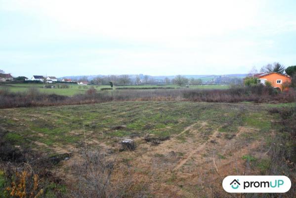 Terrain constructible de 3 000 m2 à Digoin