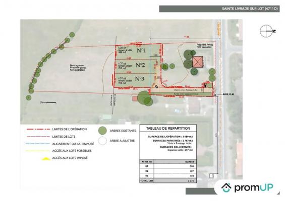 Immeuble de 320 m² vendu loué